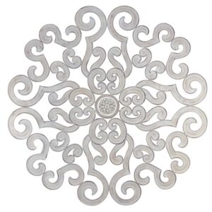 38" Scroll Wall Grill in Antique White